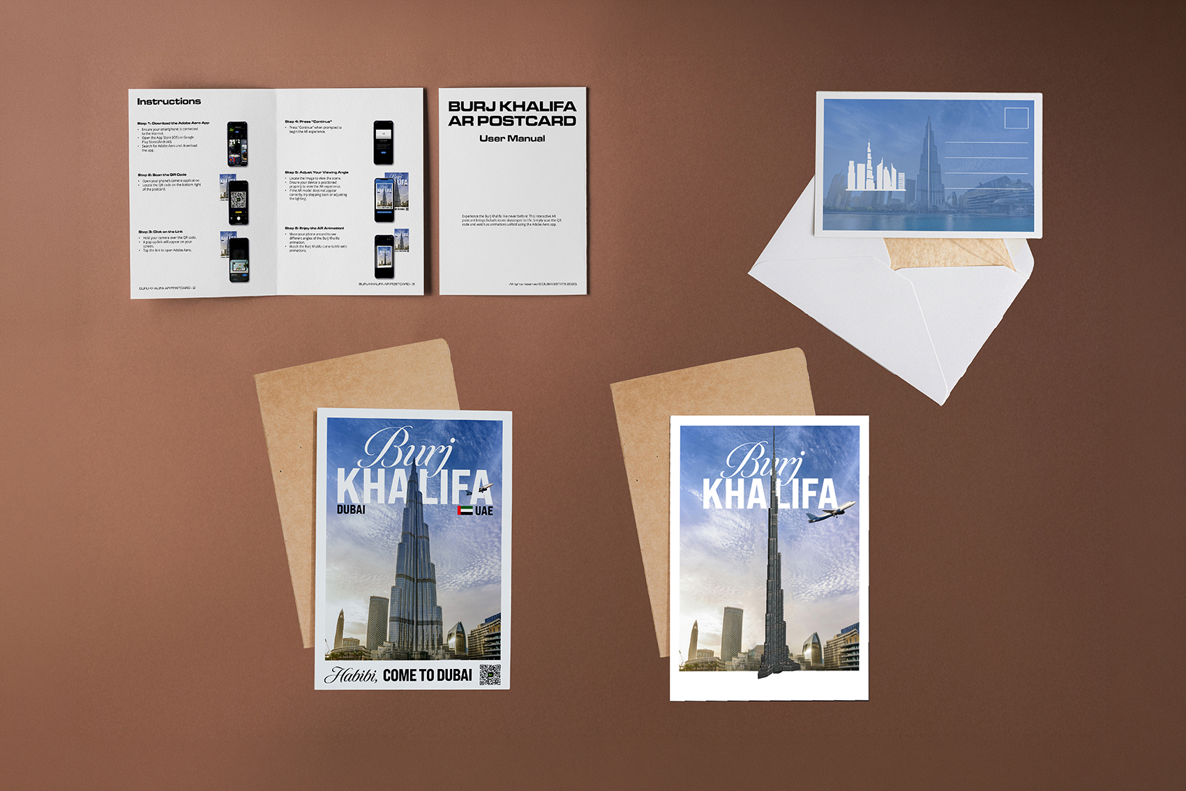 Preview of Burj Khalifa AR Postcard project