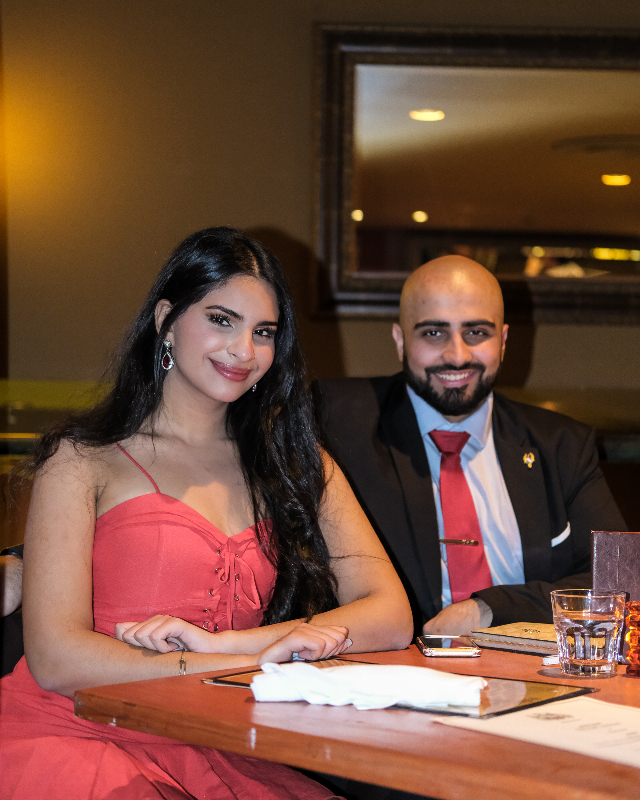 Editorial event photograph from the Omega Theta Alpha dinner