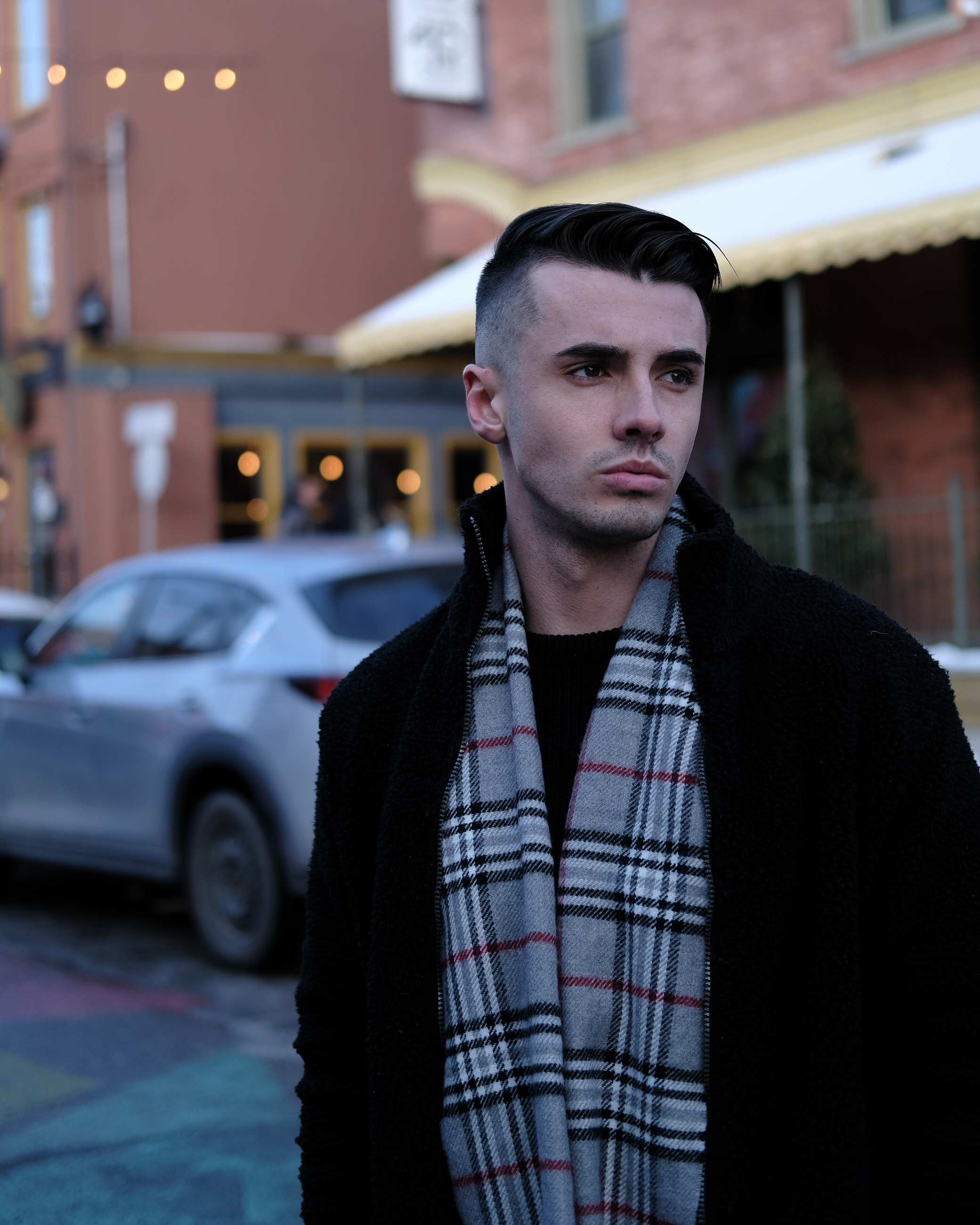 Additional professional client portrait with warm light