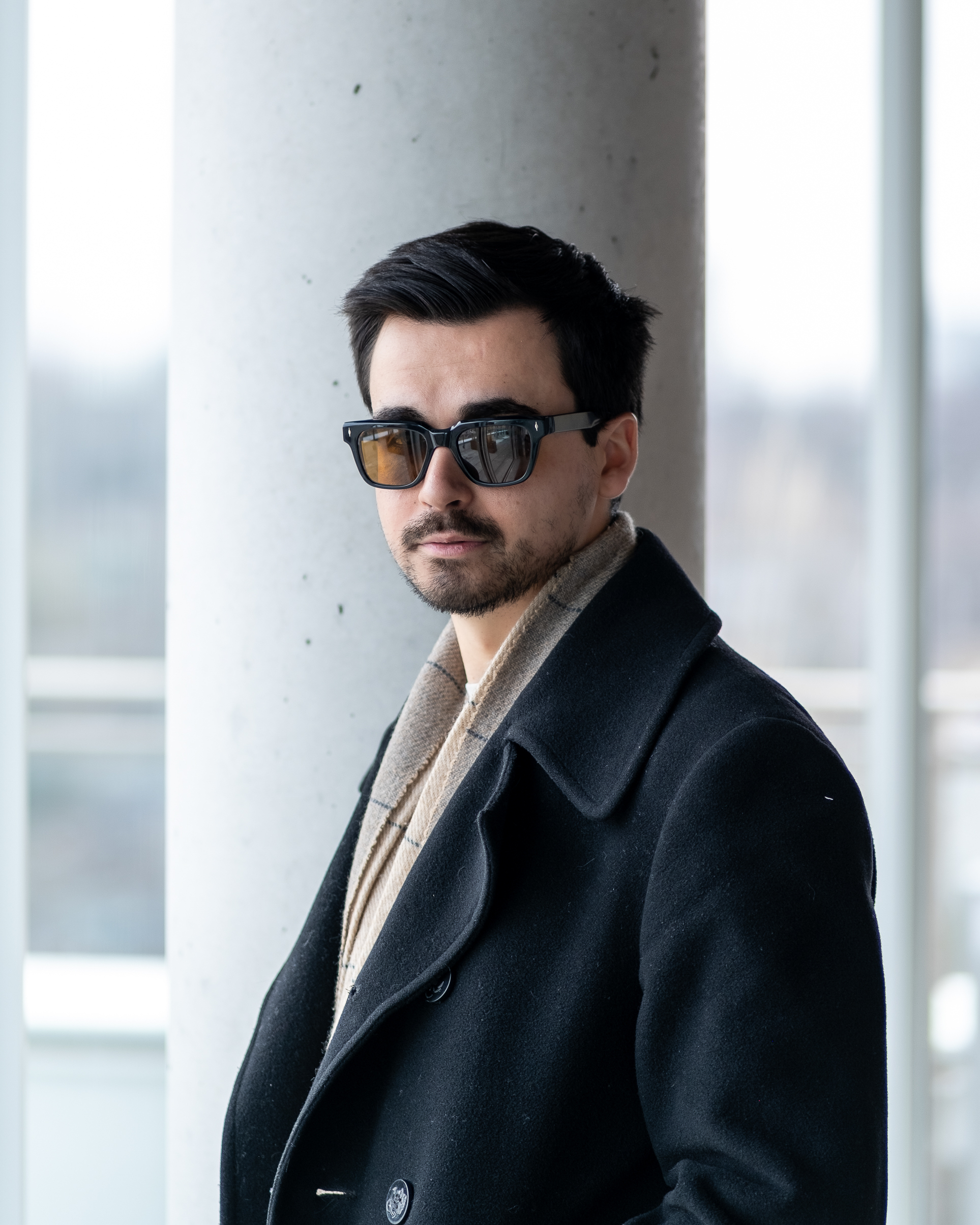 Editorial-style client portrait from the session